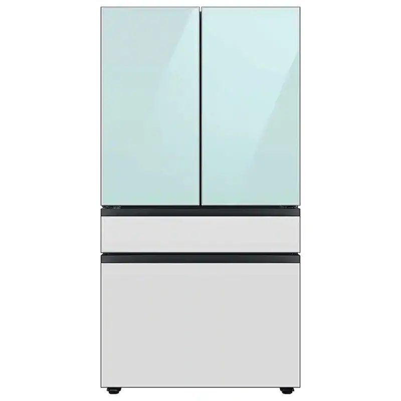Samsung Bespoke Rf29Bb86004M – 29 Cu. Ft. 4-Door French Door Refrigerator With Beverage Center – Morning Blue Glass 1