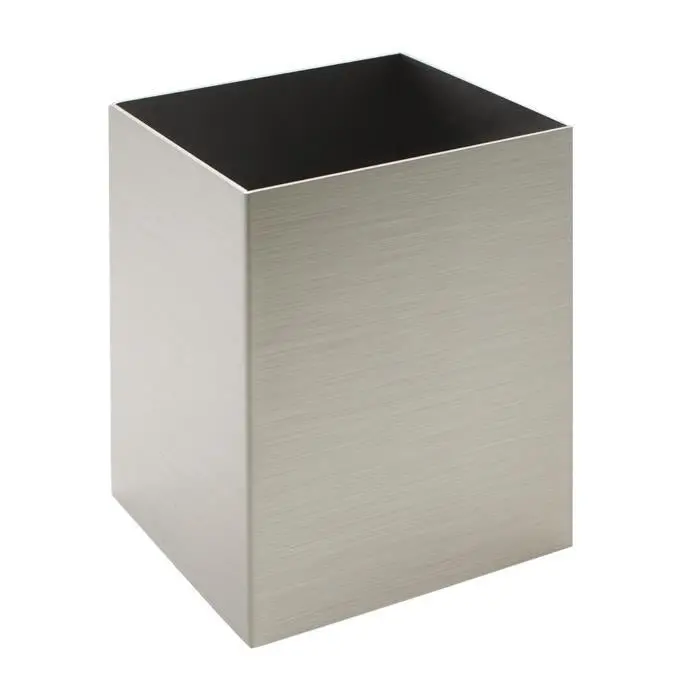 Satin-Finish Stainless Steel Hotel Bar Straw Dispenser Box 1