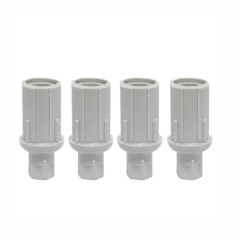 Set Of 4 Adjustable Plastic Bullet Feet – 1-Inch Height For 1-5/8-Inch Od Stainless Tubing 1