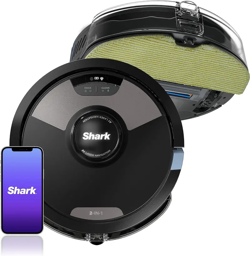 Shark Ai Ultra Robot Vacuum & Mop – Matrix Clean Navigation, Pet Hair Ready, Alexa Compatible, Black 1