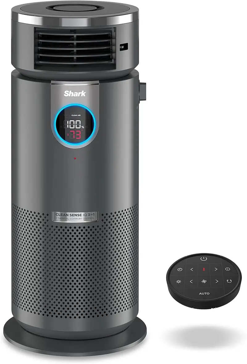 Shark Hc452 3-In-1 Air Purifier, Heater & Fan – Nanoseal Hepa Filtration – Covers 500 Sq. Ft 1