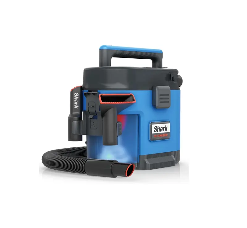 Shark Vs100 Messmaster 1-Gallon Wet/Dry Vacuum – Corded Portable Shop Vac With Anybag Tech & Self-Cleaning Function 1