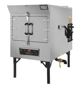 Southern Pride Spx-300 Dual-Fuel Rotisserie Smoker (Gas + Wood) 1