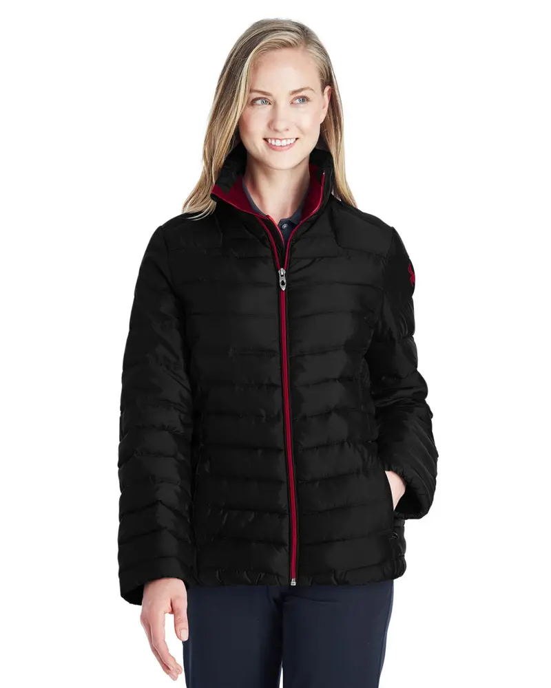 Spyder Ladies' Supreme Insulated Puffer Jacket – Warm Lightweight Winter Coat 1