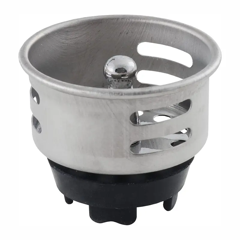 Stainless Steel Bar Sink Strainer Cup – 1.5" Drain Basket For Tubs 1