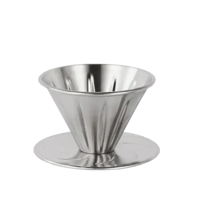 Stainless Steel Hario V60 Coffee Dripper For Pour-Over Brewing 1