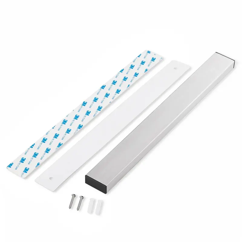 Stainless Steel Magnetic Tool Rack – Wall-Mounted Corrosion-Resistant Organizer With Safety Corners 1