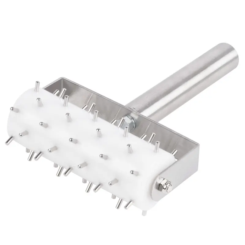 Stainless Steel Roller Docker – Plastic Barrel, 3/8" Pin For Dough Perforation 1