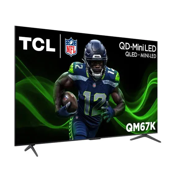 Tcl 55Qm67K – 55-Inch Qm67K Qd-Mini Led 4K Smart Tv Featuring Google Tv & Hdr10+ 1