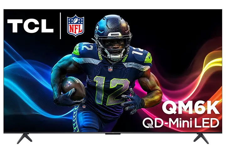 Tcl 65-Inch Qm6 Qd-Mini Led 4K Qled Smart Tv With Google Tv – Next-Gen Brightness 1