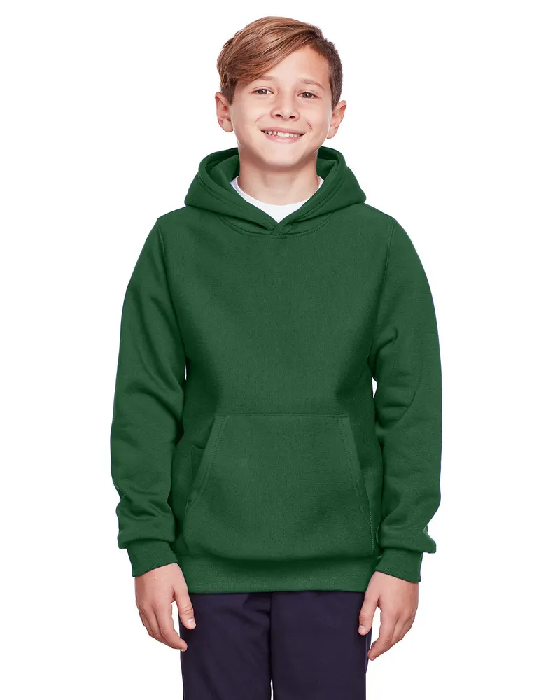 Team 365 Youth Zone Hydrosport Hooded Sweatshirt – Heavyweight Performance Pullover (Tt96Y)