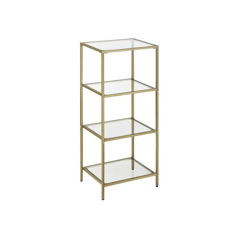Tempered Glass Wall-Mounted Or Freestanding Storage Rack 1