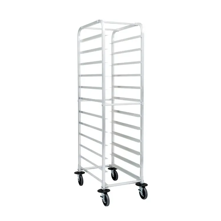 Thorinox 12" X 15" Aluminum Pan Rack With Wire Basket – Lightweight Display Stand 1