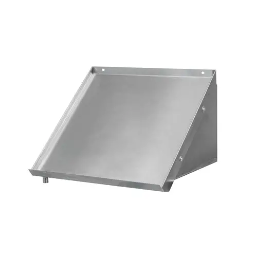 Thorinox 63" Slanted Stainless Steel Dish Rack Shelf – Wall-Mounted, 18-Gauge 1