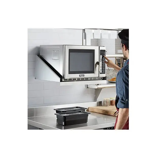 Thorinox Tmws-2424-Ss Stainless Steel Wall-Mount Microwave Shelf – 24" X 24", 18-Gauge 1
