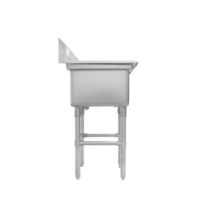 Thorinox Tss-1818-R18 Corner-Mount Single Compartment Sink – 18" X 21", Right-Side Drain Board 1