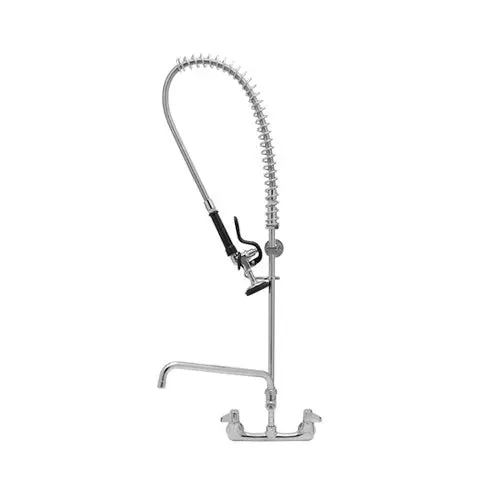 Thorinox Wm-200-S12 Wall-Mount Pre-Rinse Faucet Assembly – 8" Center, 12" Add-On Spout 1
