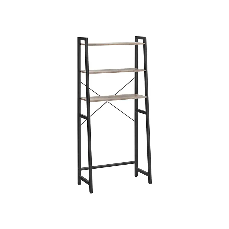 Three-Tier Freestanding Bathroom Shelf For Toiletries And Towels 1