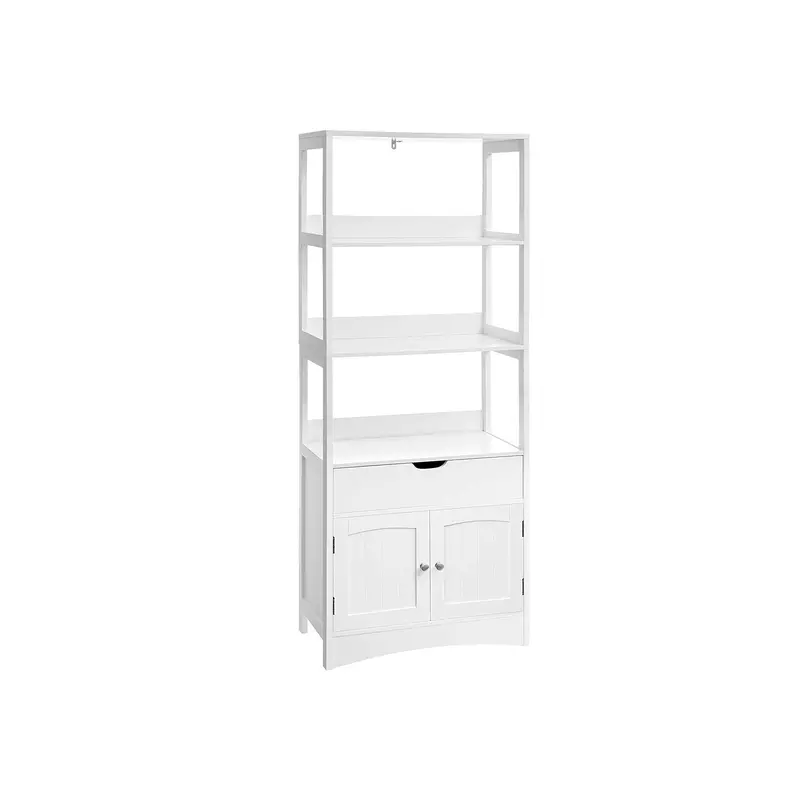 Three-Tier Open Shelving Cabinet For Display And Organization 1