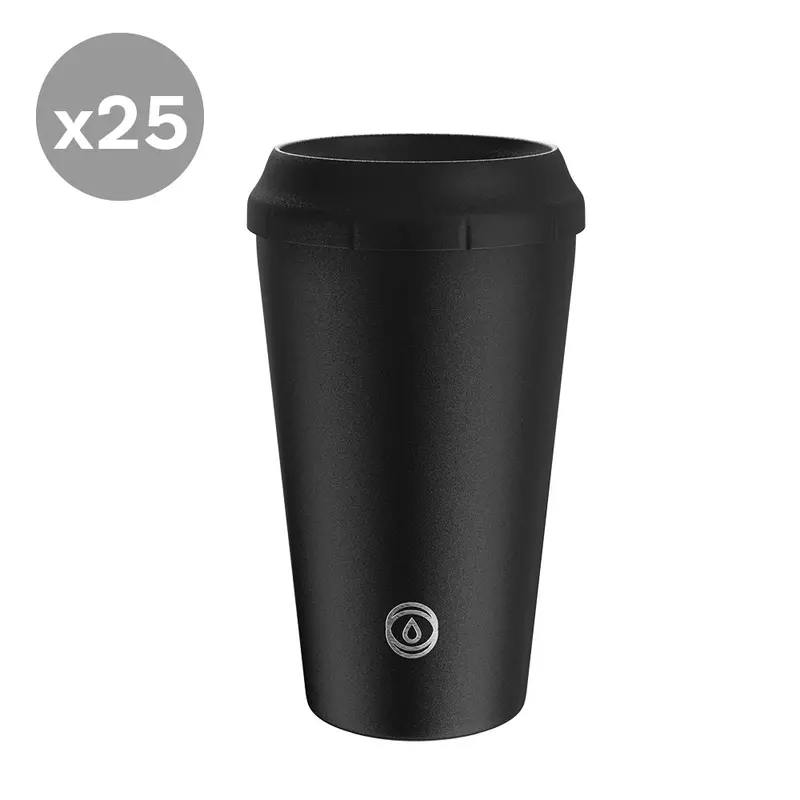 Topl Flow360° Reusable Travel Tumbler – Charcoal Finish, 12Oz – Pack Of 25 1