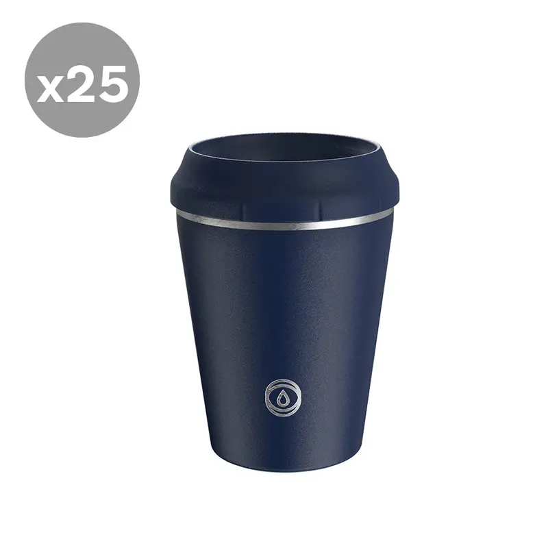Topl Flow360° Reusable Travel Tumbler – Navy Blue, 8Oz – Pack Of 25 1