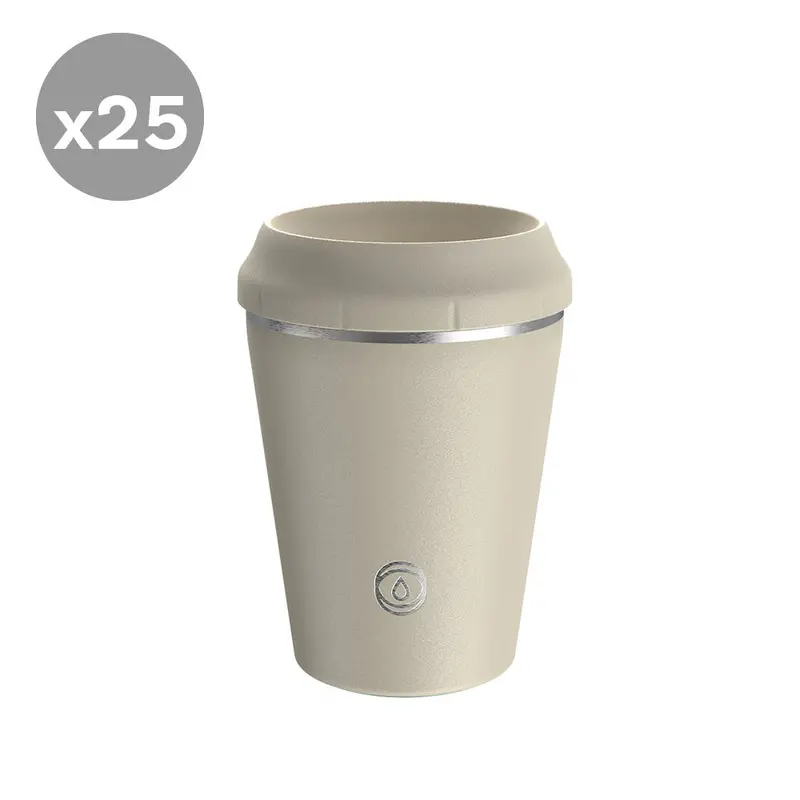 Topl Flow360° Reusable Travel Tumbler – Oatmeal, 8Oz – Pack Of 25 1