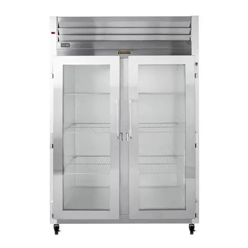 Traulsen G21010 52-Inch Dual-Door Glass-Door Reach-In Refrigerator 1
