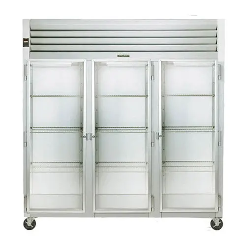Traulsen G32010 77-Inch Triple-Door Glass-Door Reach-In Refrigerator 1