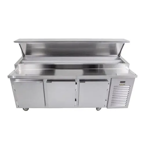 Traulsen Tb091Sl3S 91-Inch Three-Door Pizza Prep Refrigerator 1