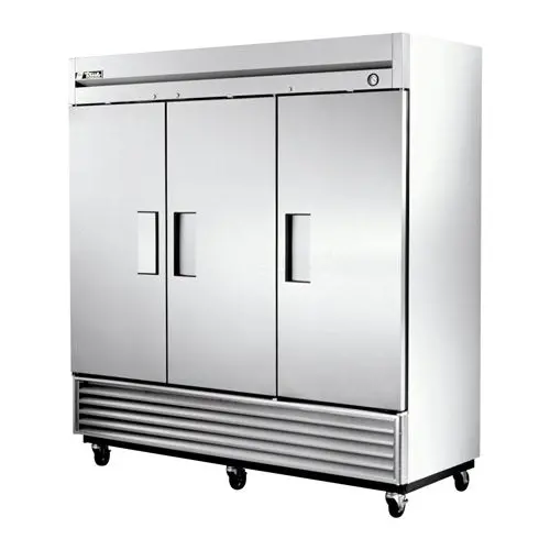 True T-72F-Hc 78-Inch Three-Door Solid-Door Reach-In Freezer 1