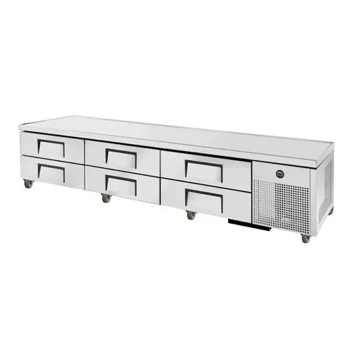True Trcb-110-Hc 110-Inch 6-Drawer Refrigerated Chef Base With High-Capacity Cooling 1