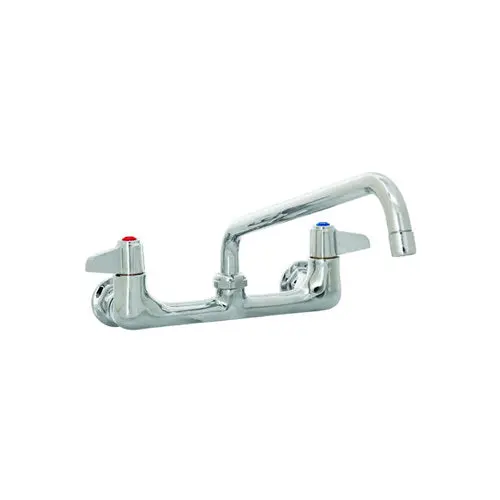 T&S 5F-8Wlx10 Wall-Mount Swing-Nozzle Faucet – 8" Centers, 10" Reach 1