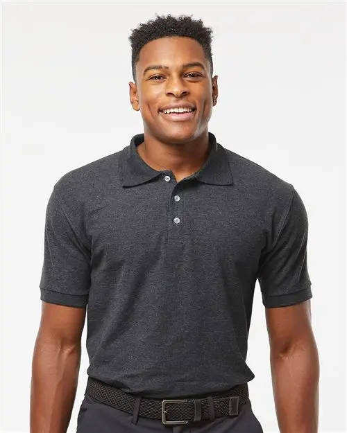 Tultex Men'S 50/50 Sport Pique Polo – Durable Performance Blend 1