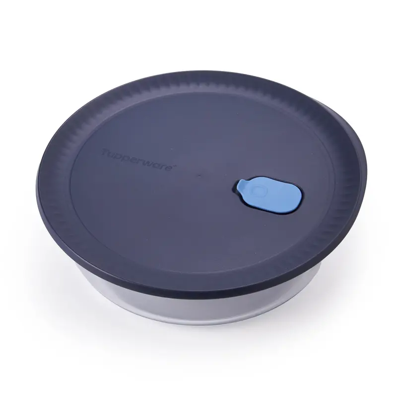 Tupperware Voila Glass Round Container – 1.7L Oven & Dishwasher Safe 1