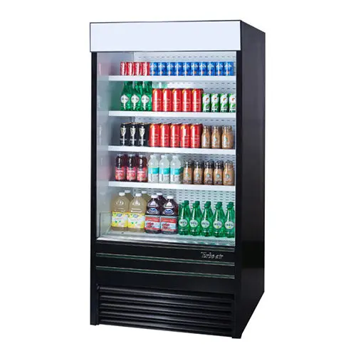 Turbo Air Tom-36Eb-N 36-Inch Black Air-Curtain Merchandiser 1