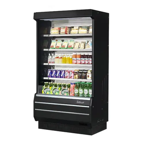 Turbo Air Tom-40B-N 39-Inch Black Refrigerated Air-Curtain Merchandiser 1