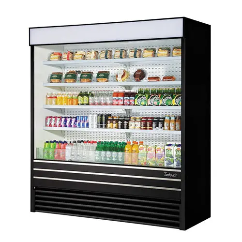 Turbo Air Tom-72Eb-N 72-Inch Black Air-Curtain Merchandiser 1