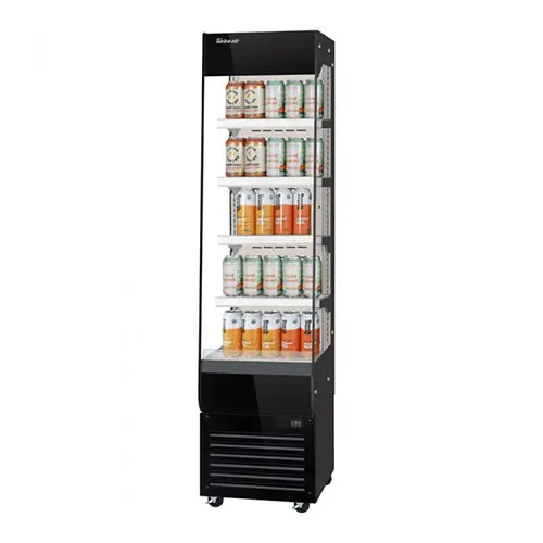 Turbo Air Tom20-75N-B 20-Inch Black Air-Curtain Merchandiser 1