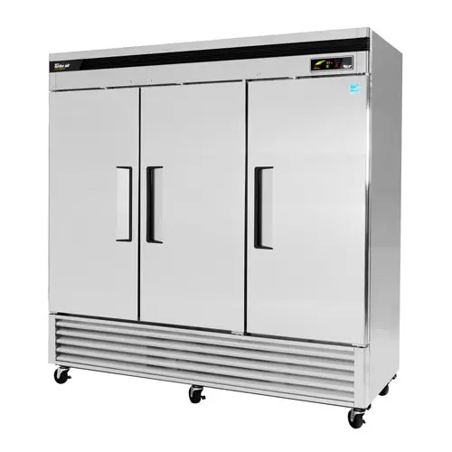 Turbo Air Tsr-72Sd 82-Inch Triple-Door Solid-Door Reach-In Refrigerator 1