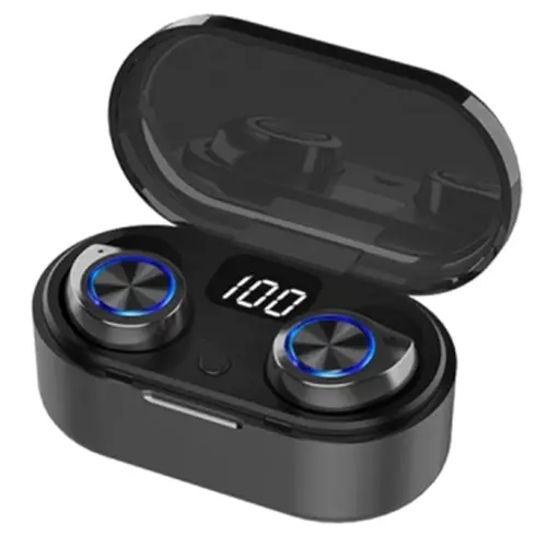 Tw80 True Wireless Earbuds – Bluetooth 5.3, Hi-Fi Stereo, Touch Control & Ergonomic Fit (Black) 1