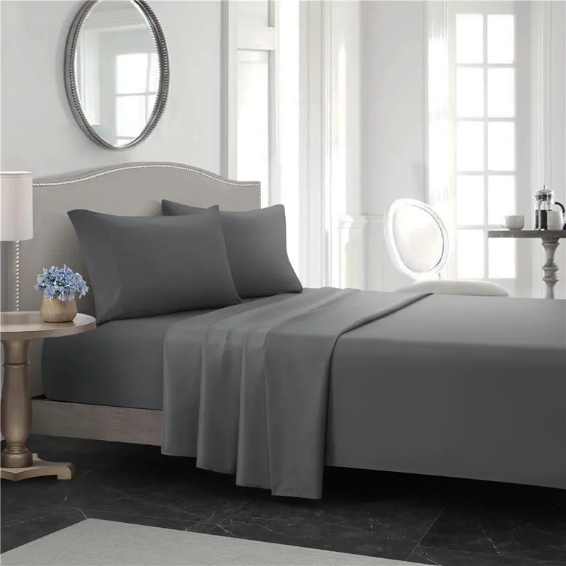 Twin Brushed Microfiber Sheet Set – 3-Piece Soft, Wrinkle-Free Bedding Collection 1