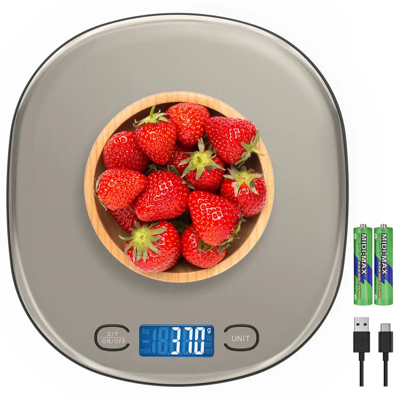 Ultrean Usb-Charged Compact Food Scale – Slim Design & Fast Weighing 1