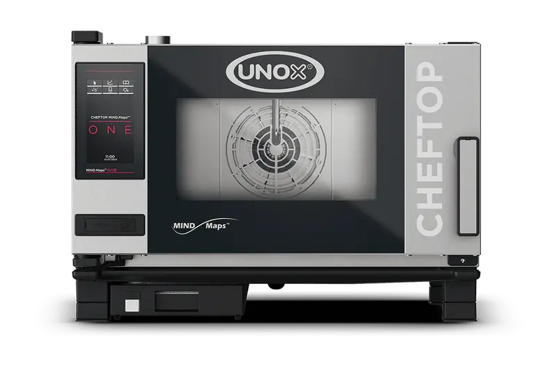 Unox Cheftop Mind.Maps Countertop Electric Combi Oven – One Series, 3 Gn 1/1 Trays (Xevc-0311-E1Rm) 1