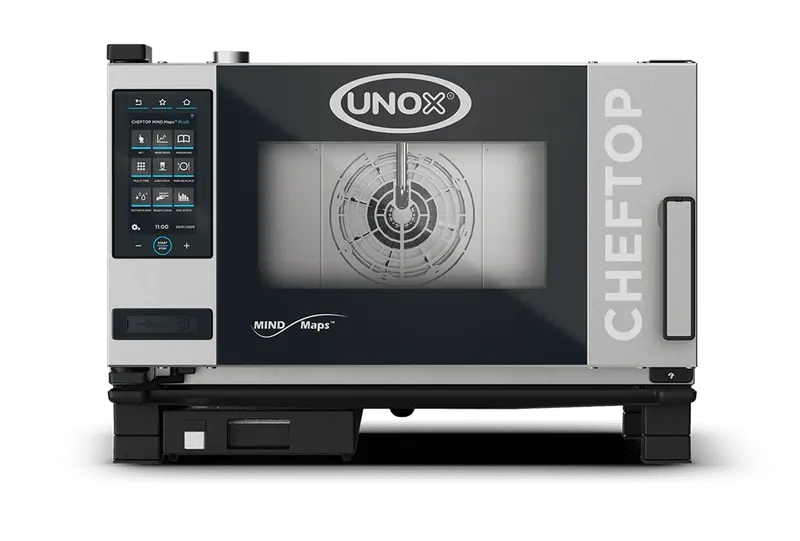 Unox Cheftop Mind.Maps Countertop Electric Combi Oven – Plus Series, 3 Gn 1/1 Trays (Xevc-0311-Eprm) 1