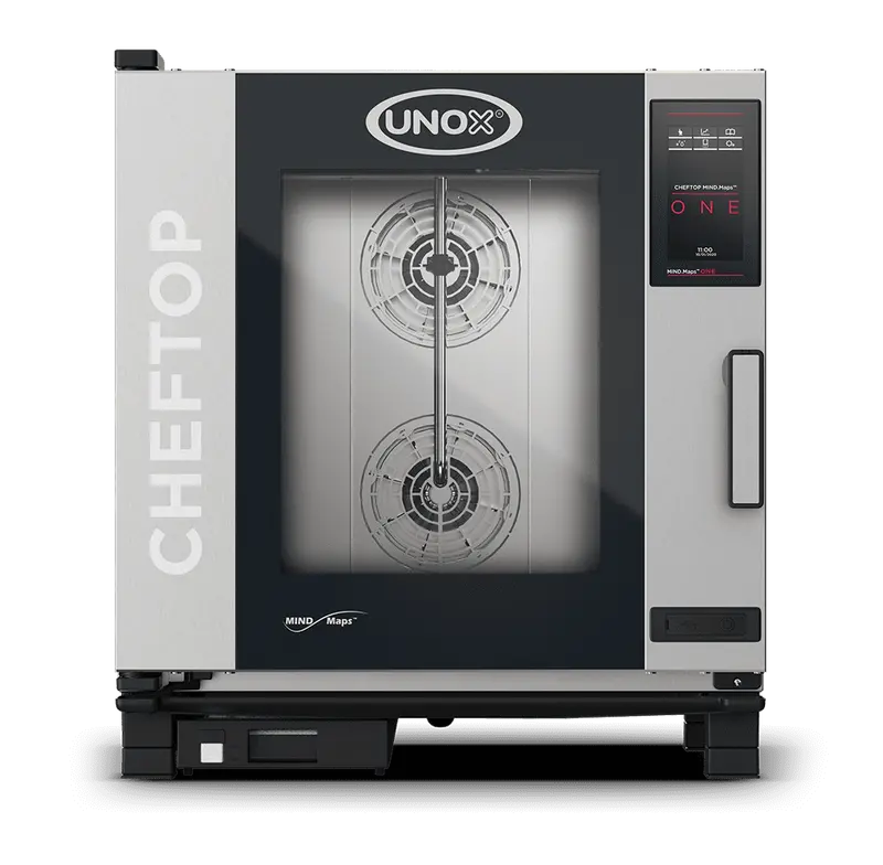 Unox Cheftop Mind.Maps Electric Countertop Combi Oven – One Series, 7-Tray Gn 1/1 (Xevc-0711-E1Rm) 1