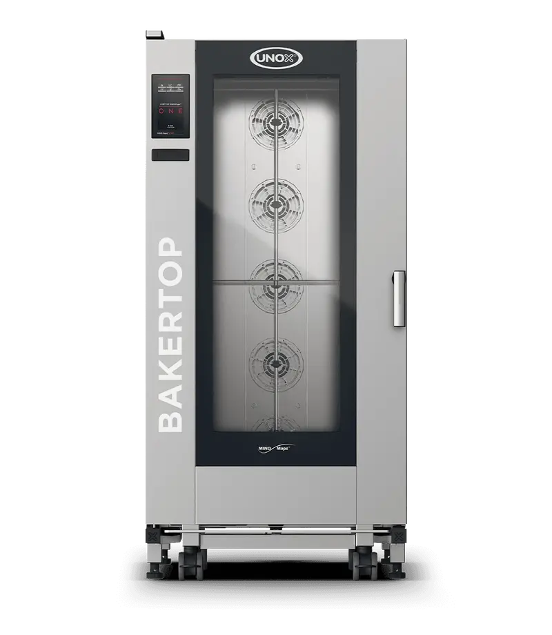 Unox Cheftop Mind.Maps Full-Size Trolley Electric Combi Oven – Plus Series, 20 Gn 1/1 Trays (Xevl-2011-Dprs) 1