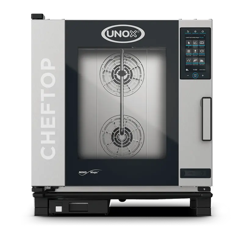 Unox Cheftop Mind.Maps Gas Countertop Combi Oven – 7-Tray Gn 1/1 (Xevc-0711-Gprm-Ms) 1
