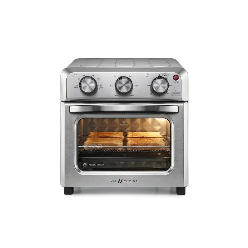Val Cucina 6-In-1 Compact Convection Air Fryer Toaster Oven – 12.7 Qt, Hexagon Heating, Fits 9" Pizza 4