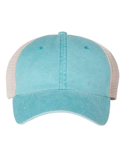 Valucap Sp510 Pigment-Dyed Trucker Cap – Vintage Washed Look 1