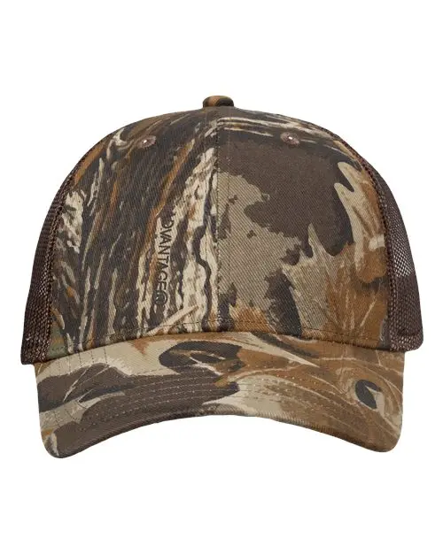 Valucap Vc150M Licensed Camo Mesh Trucker Hat 1